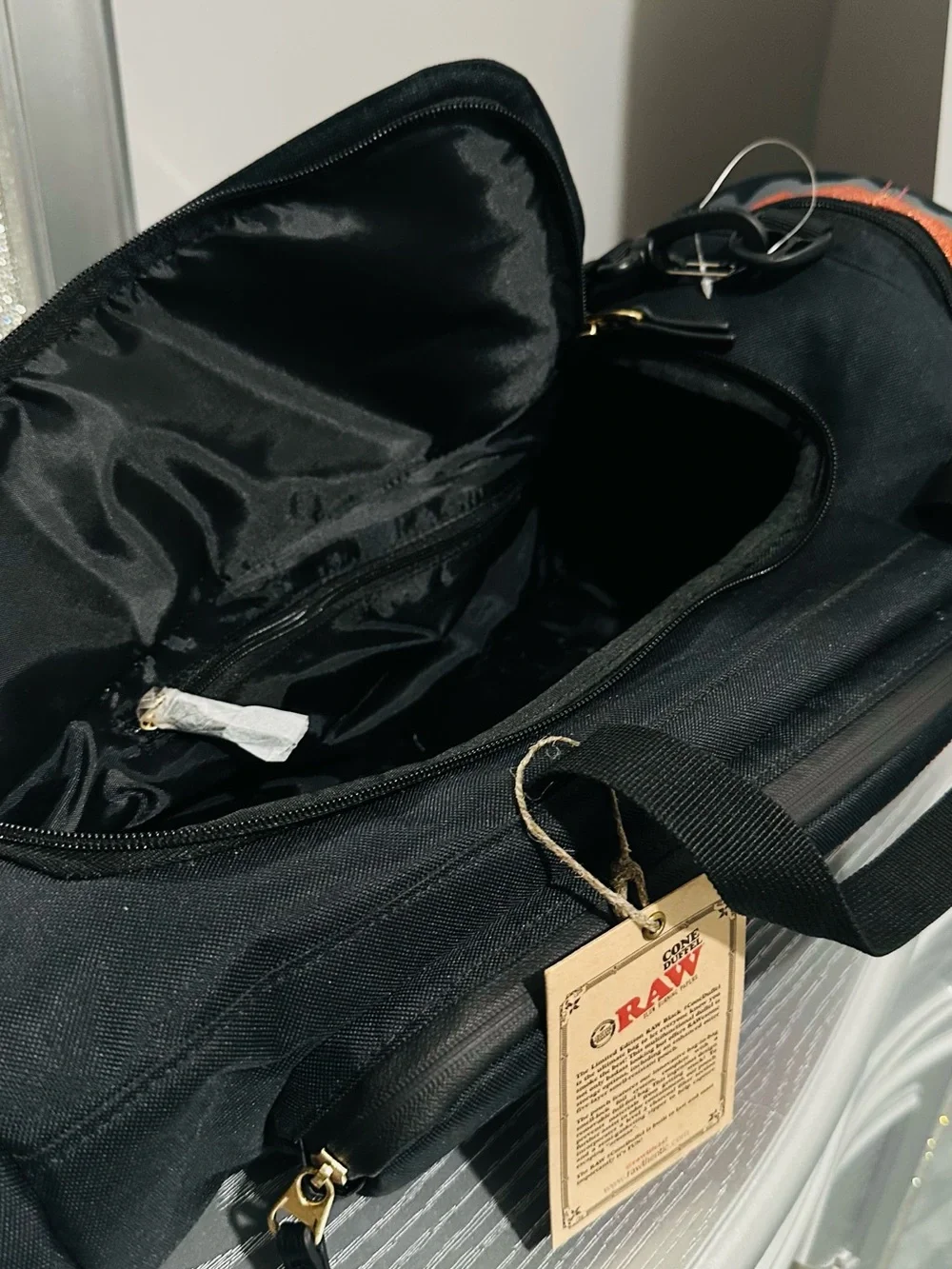 RAW Black Cone Duffel Bag LARGE water proof LIMITED EDITION